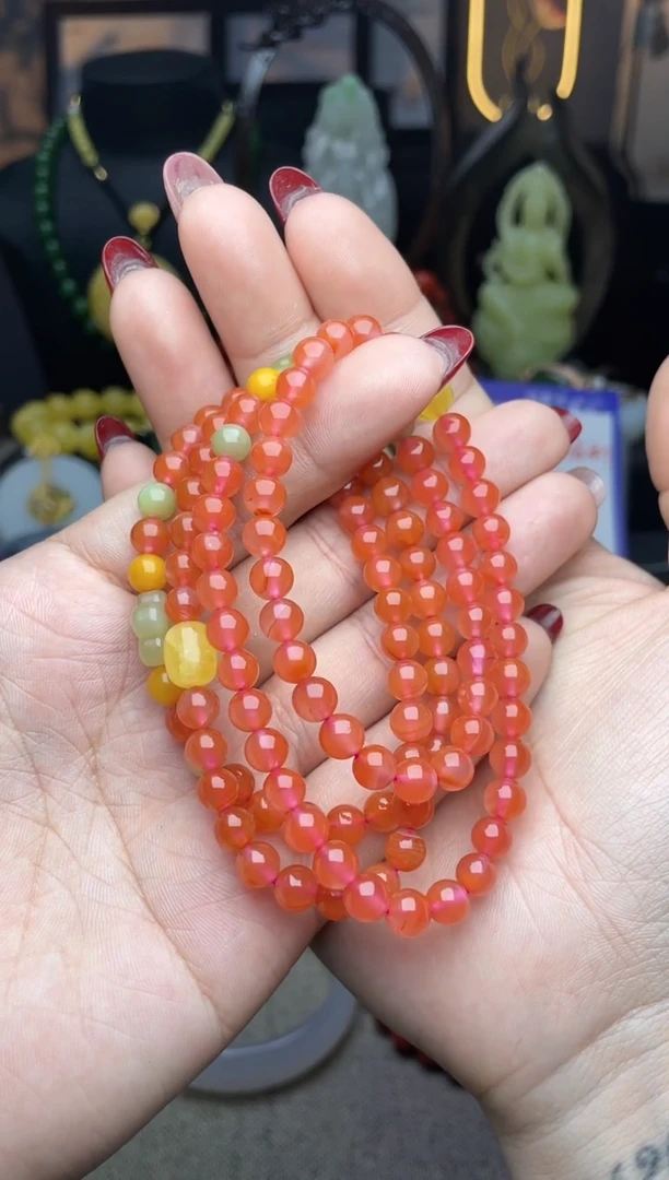 【闪购商品】南红玛瑙手链未镶嵌手串