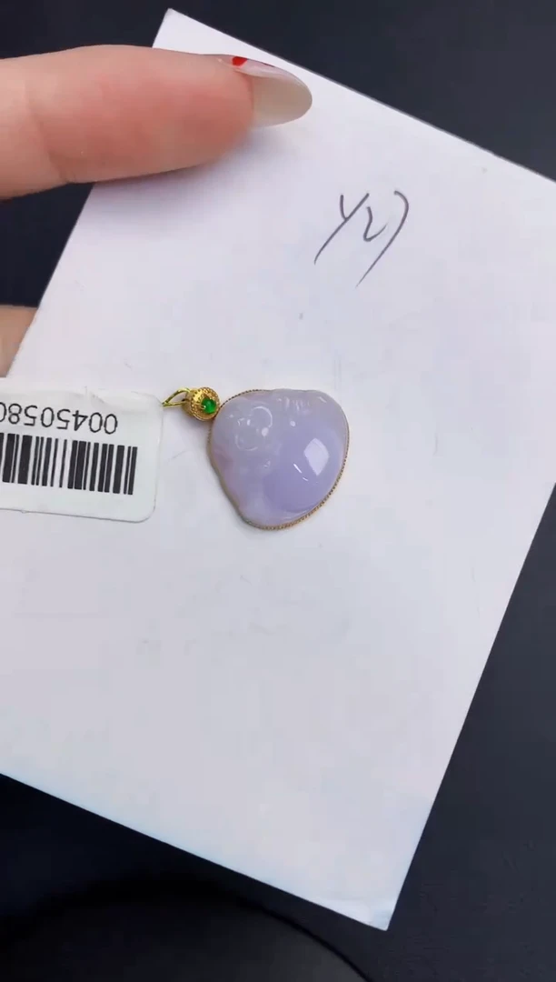 【闪购商品】翡翠颈饰18K金镶嵌00000000000