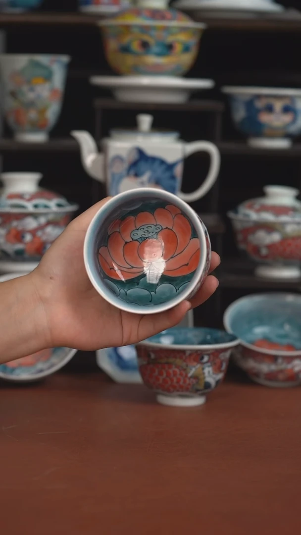 老师作品九鱼高卢氏杯 （微瑕福利 ）