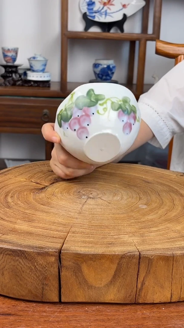 瓷片景德镇高温釉中彩-大宝宝碗501