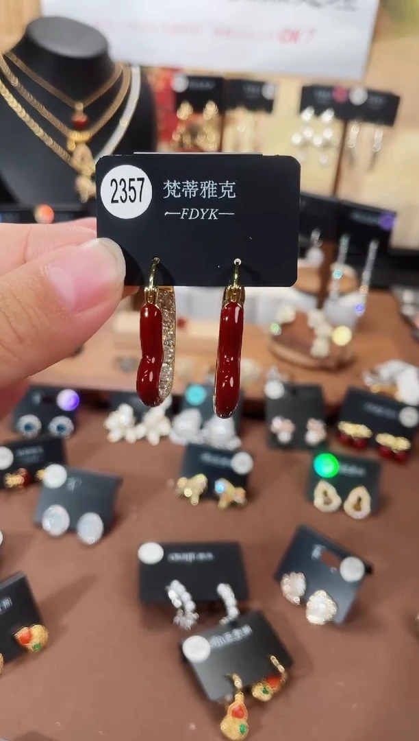 合金925银锆石梵2357