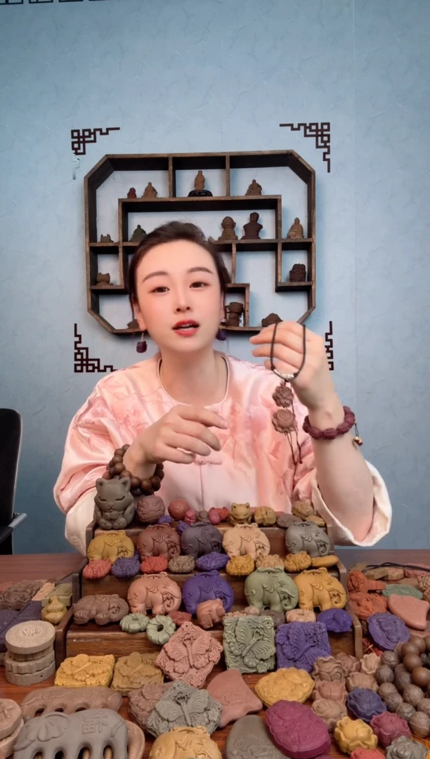 【闪购商品】泥塑本草清源六瓣花＋息肌芄设计款吊坠