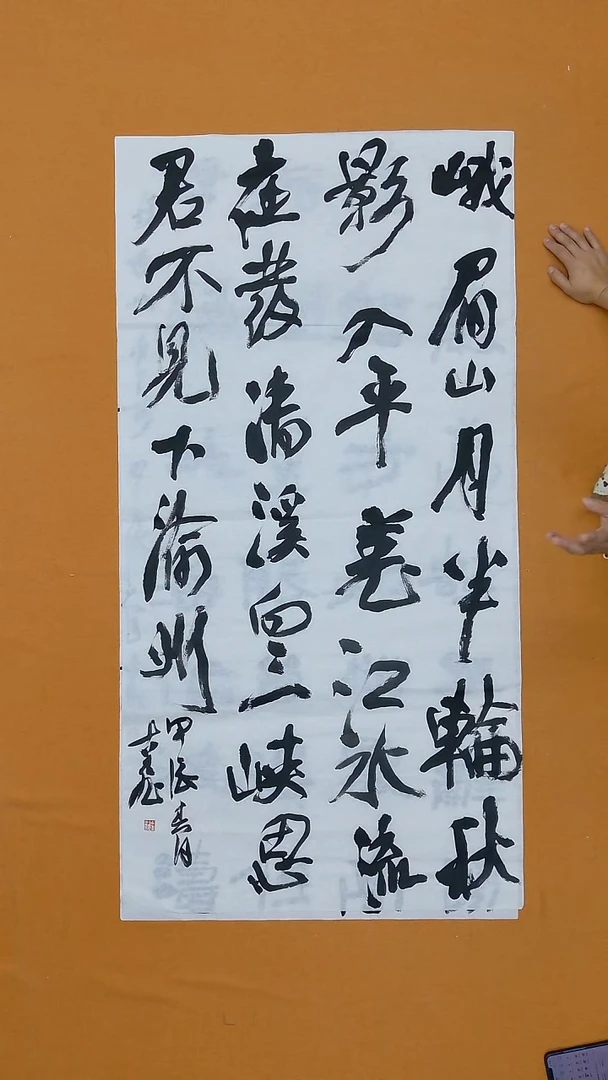 书法古飞  山西  书法硕S   138*68cm