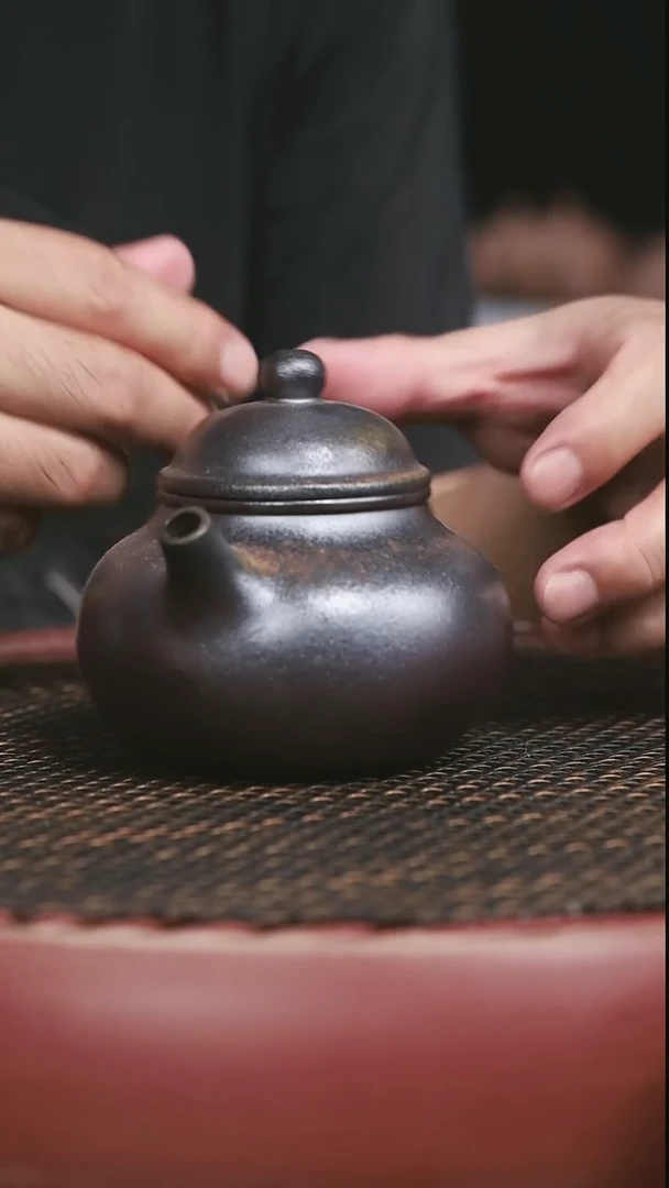 茶壶紫砂9号柴烧容天300CC高砂紫泥