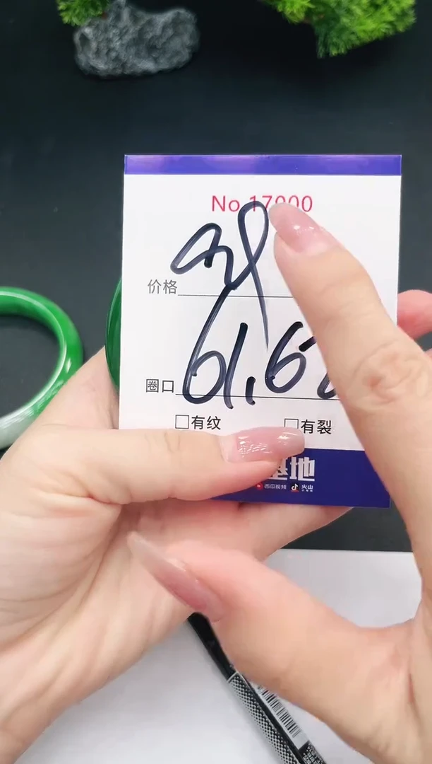 未镶嵌手镯翡翠17000