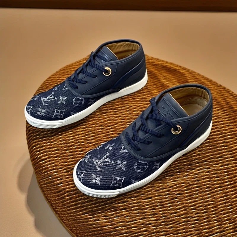 全新未使用 LouisVuitton/路易威登 女士牛仔老花休闲鞋114603