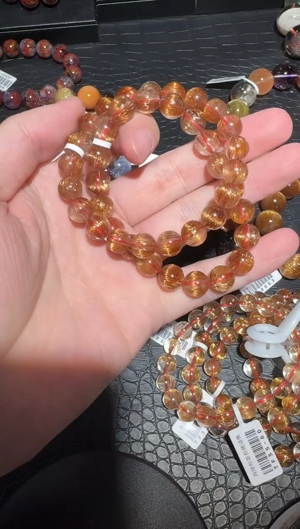 【闪购商品】水晶手链未镶嵌单圈发晶A9.5多样发其一