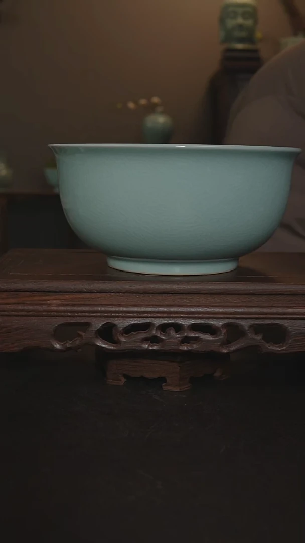 摆件瓷杨聚斌汤盆