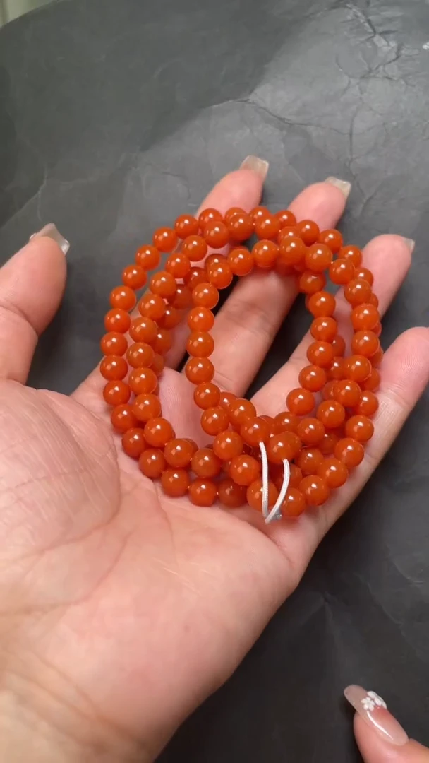 南红玛瑙115未镶嵌多圈