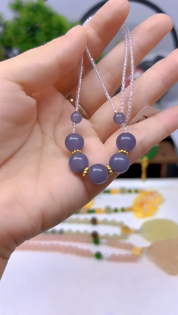 和田玉未镶嵌颈饰X631