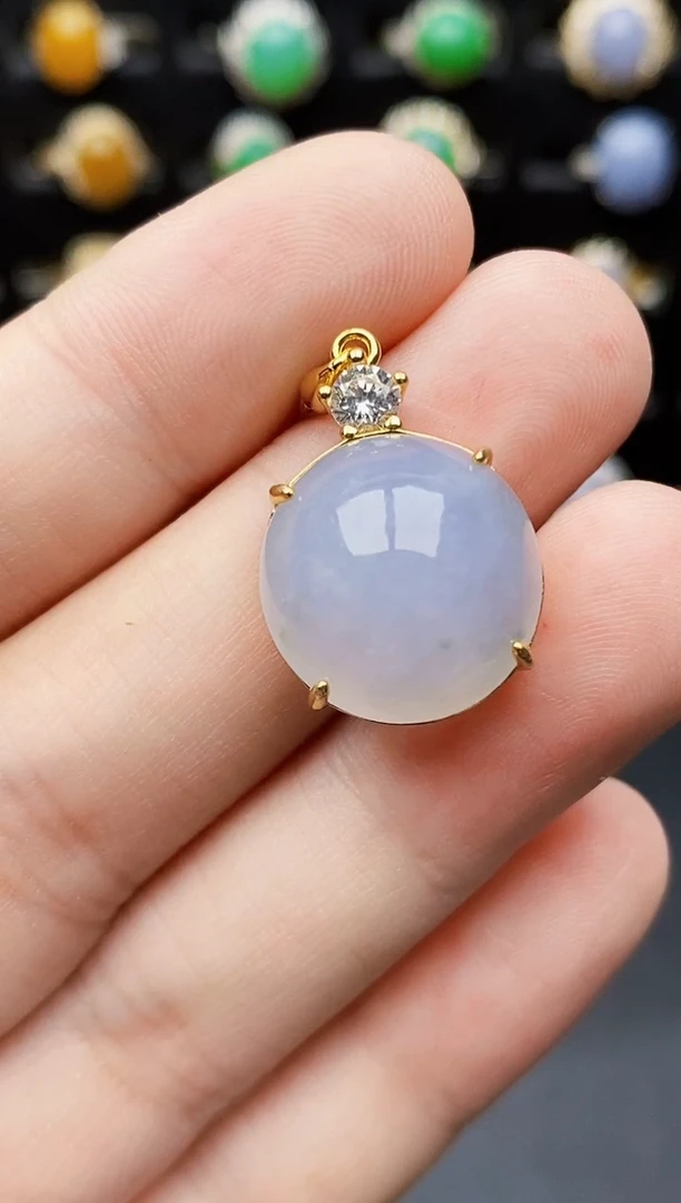 银S925镶嵌戒指翡翠6113