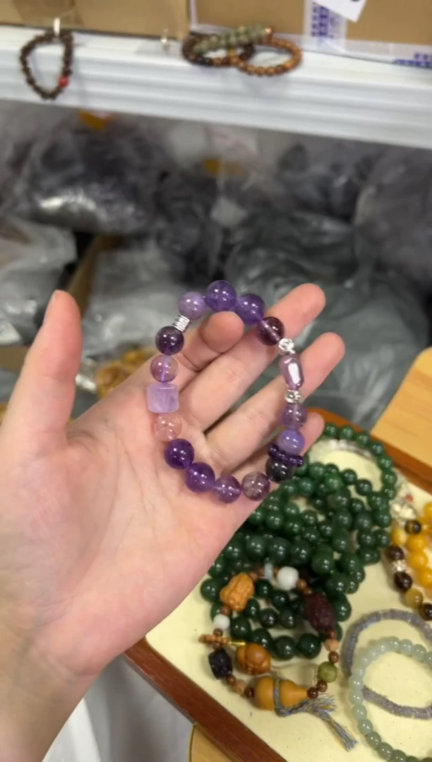 【闪购商品】水晶手链未镶嵌九紫离火多宝水晶手串[0247]