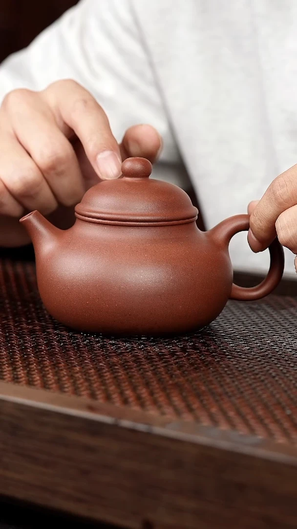 茶壶紫砂底槽清容天【带矿标证书】
