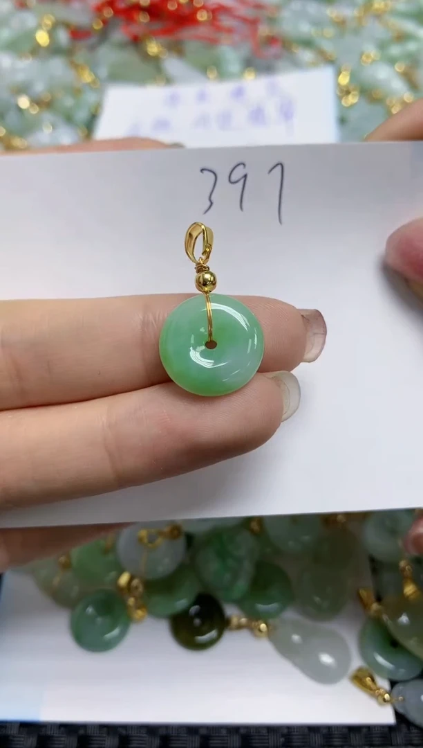 【闪购商品】翡翠颈饰合金  天然A货翡翠