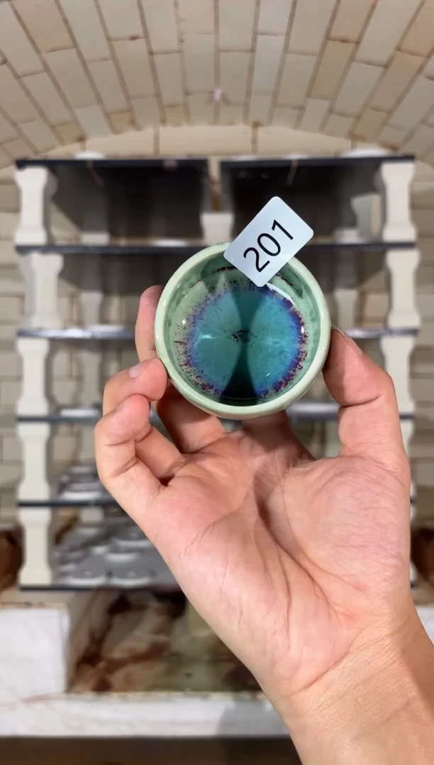 摆件精品窑变钧瓷茶器