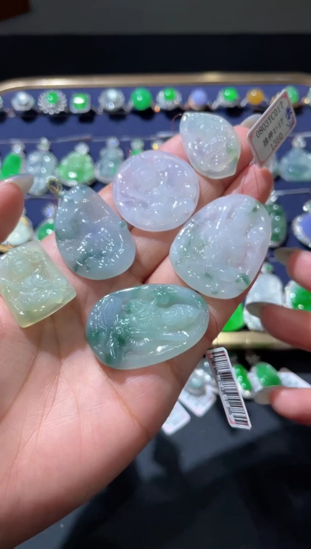 翡翠挂件未镶嵌虚空合集
