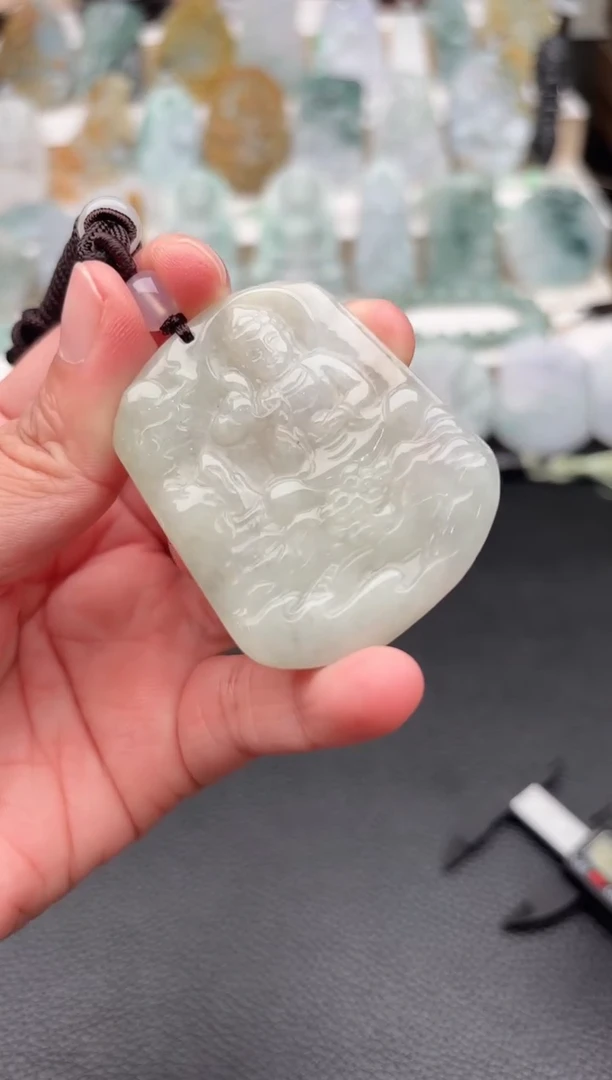 翡翠未镶嵌颈饰翡翠A货吊坠20