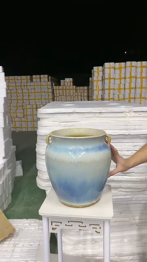 宜兴紫砂粗陶花盆