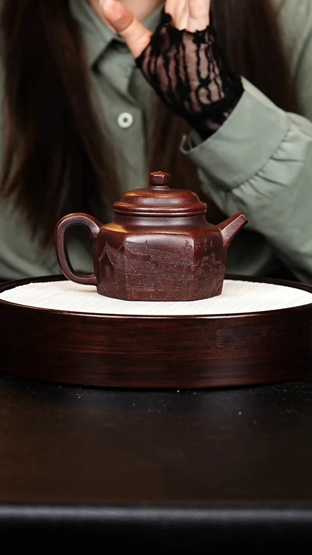 茶壶紫砂德钟壶