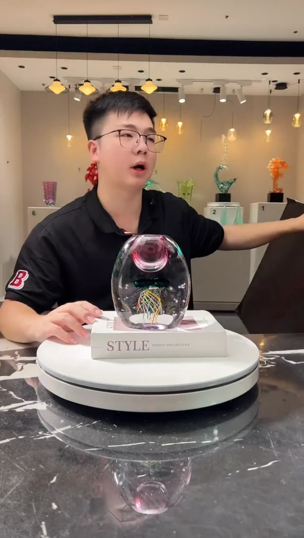 摆件巴比特美学 金红水母香薰瓶