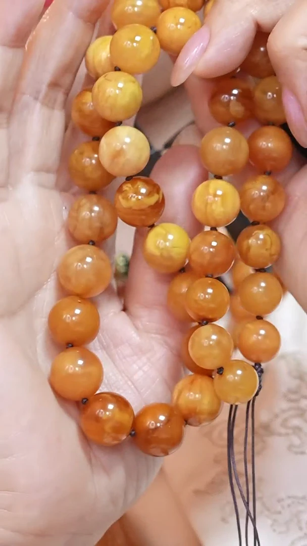 蜜蜡颈饰未镶嵌6631天然蜜蜡珠宝奇石云端妖孽全部保真