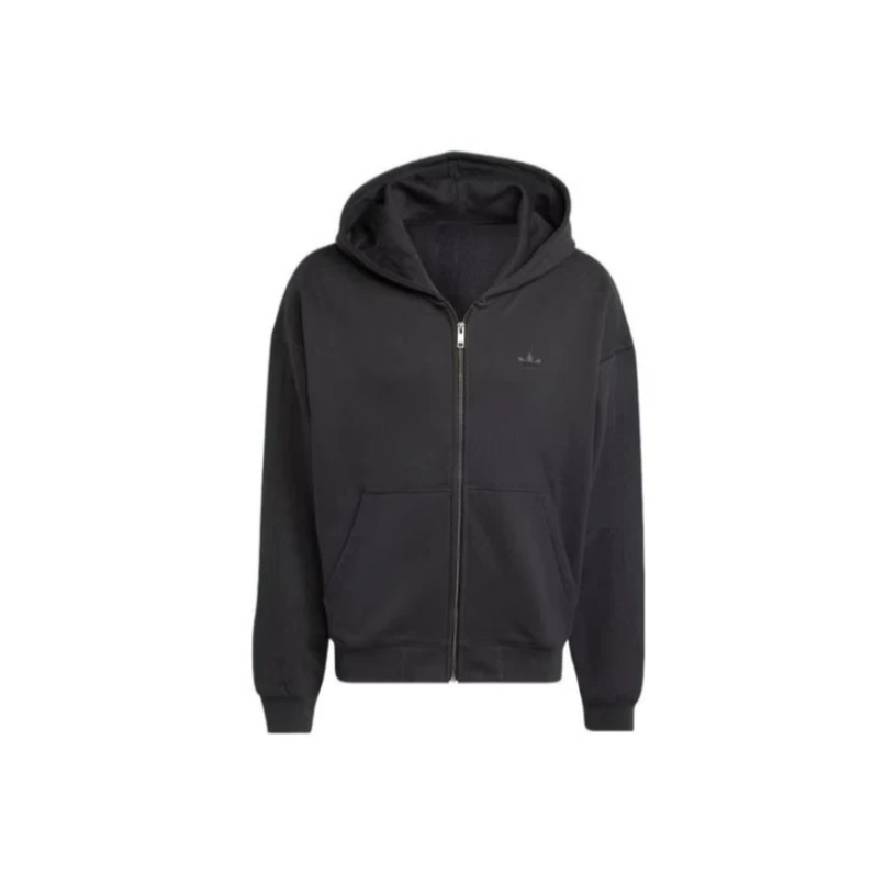 Adidas三叶草休闲舒适百搭经典简约运动连帽外套 JC9579