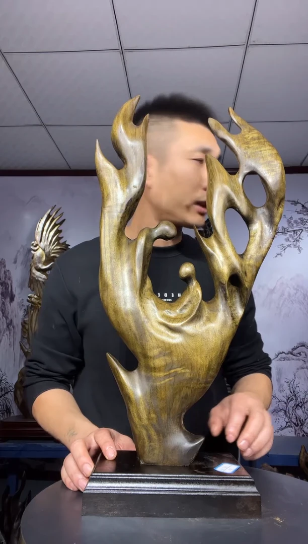 金丝楠木雕款用****4金丝楠木工艺品摆件