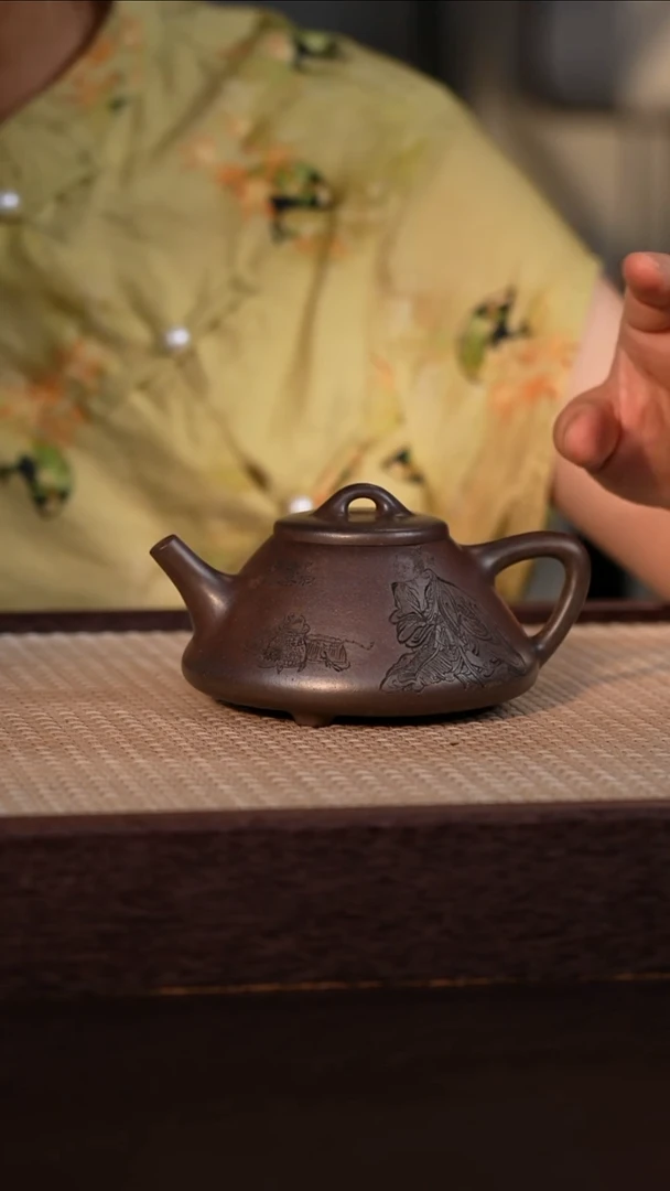 茶壶紫砂芒果泥柴烧 280cc