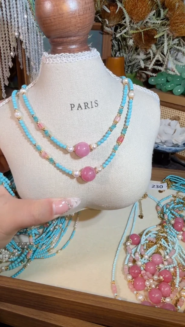 项链合金淡水珍珠228