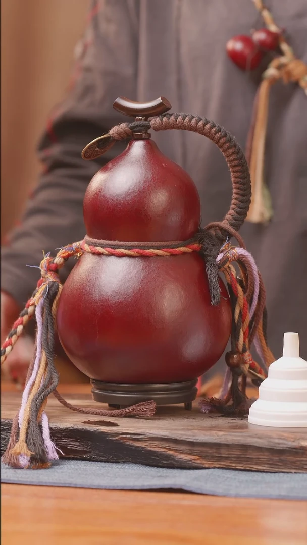 1126号链接精品大漆葫芦现货现发[一物一拍]（600ml）