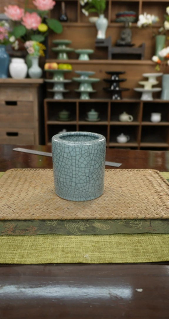 【闪购商品】竹节笔筒B铁线-10