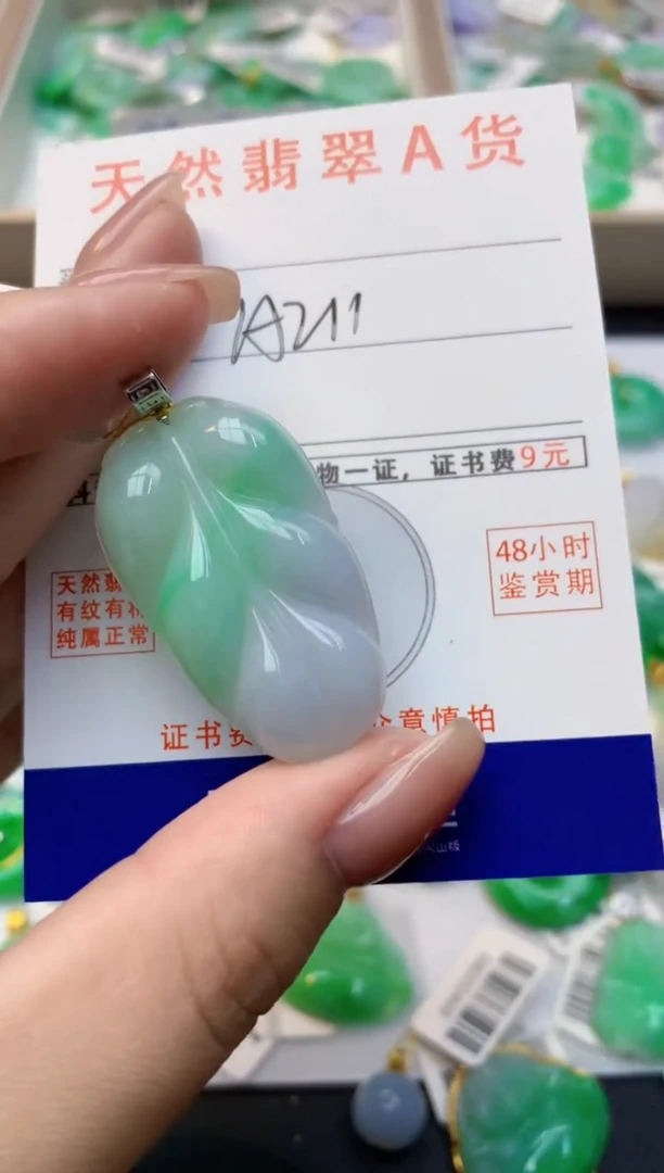 颈饰未镶嵌翡翠天然缅甸A货翡翠