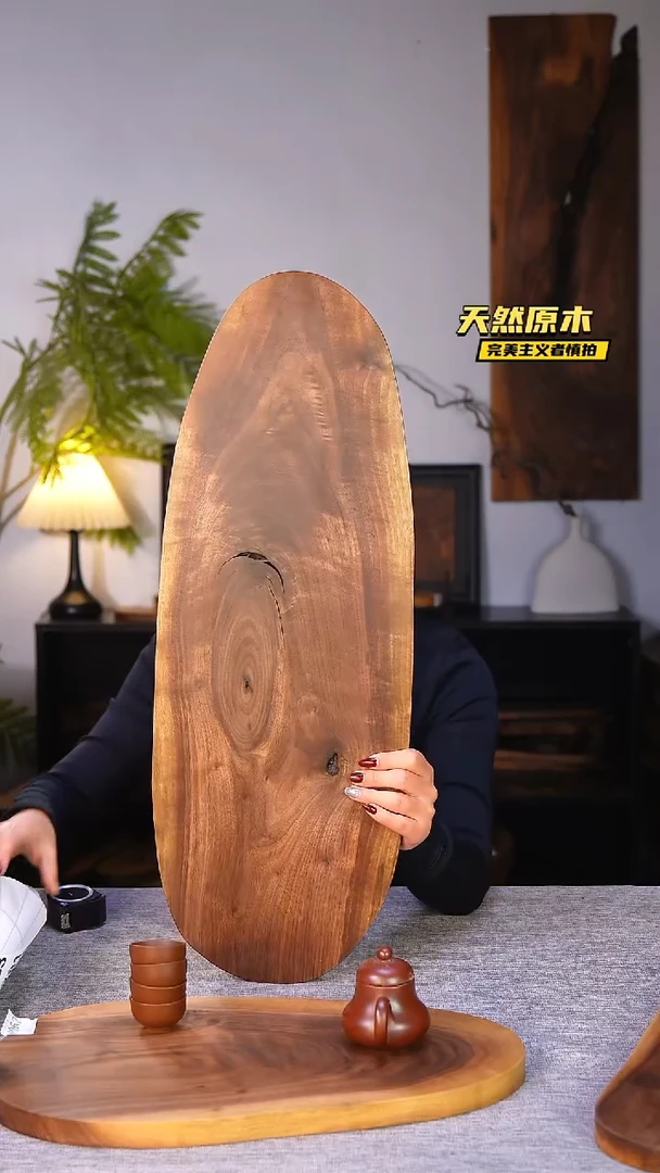 木北美黑胡桃原木.干裂疤结不属于商品质量问题完美主义者慎拍