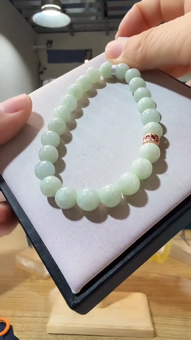 未镶嵌手链翡翠优0284 约7mm