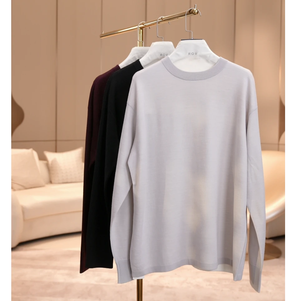 【冬姐自主品牌】VOR 80支18针 美丽诺羊毛上衣X25300086/X25300088