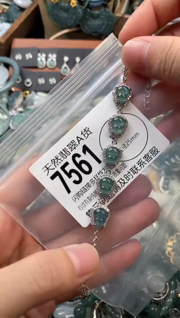 颈饰未镶嵌翡翠翡翠7561