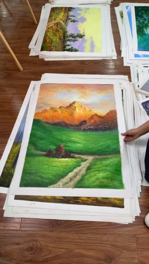 油画【62号】朝鲜原创手绘油画【功勋Ⅰ级画家丨孤品佳作】【顺丰包邮】