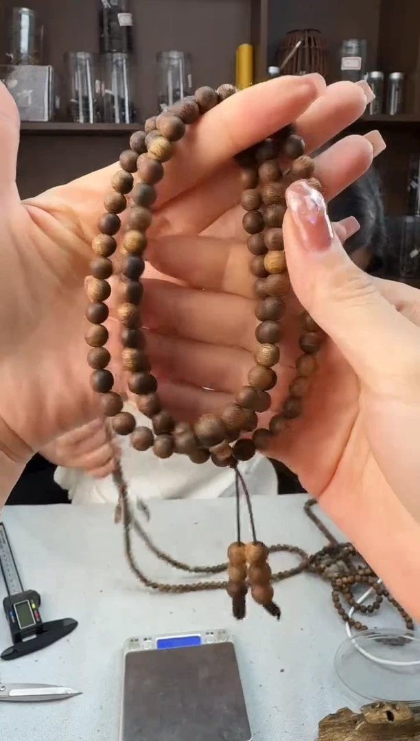 手串沉香0721文莱野料圆珠多圈多样性发一