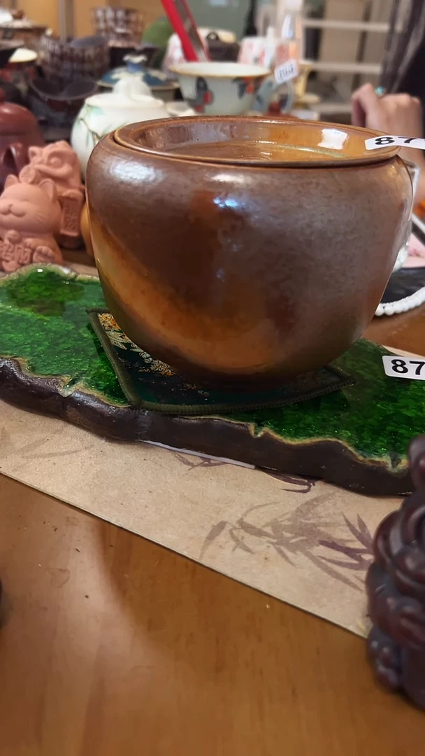 【茶瓷物语】柴烧建水871