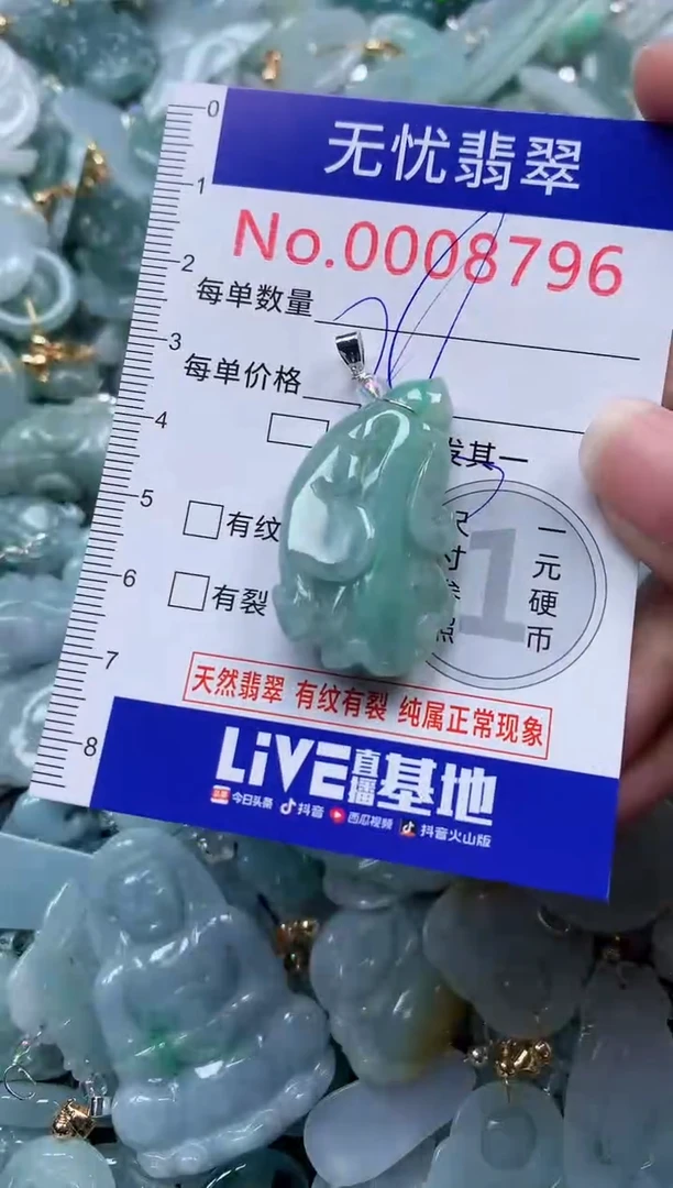 颈饰未镶嵌翡翠8796