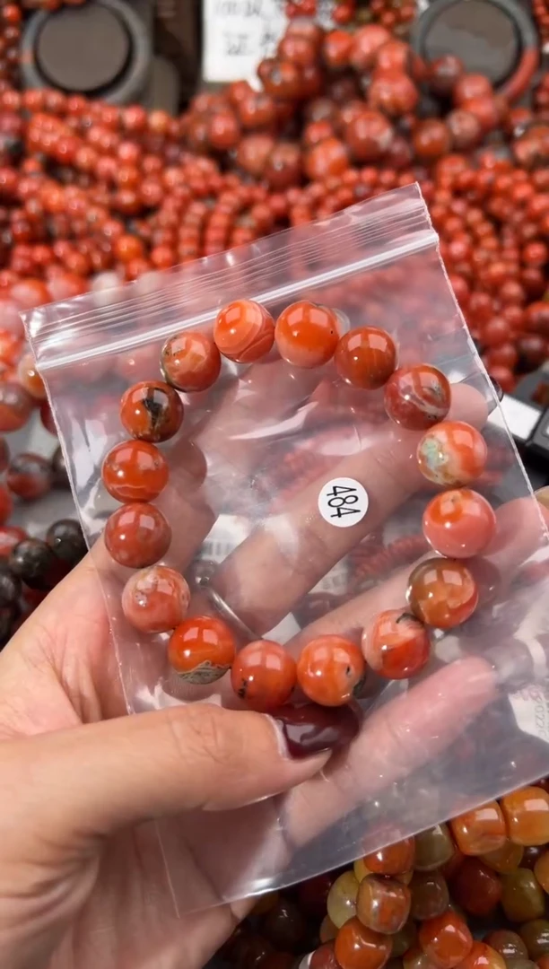 未镶嵌手串南红玛瑙13+