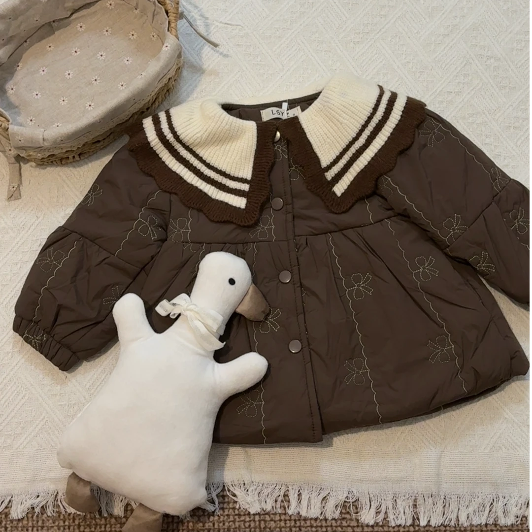 女童韩版森系百搭可爱棉服外套B26