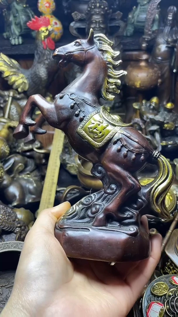 闪购链接，点击下单，有运费险，铜摆件