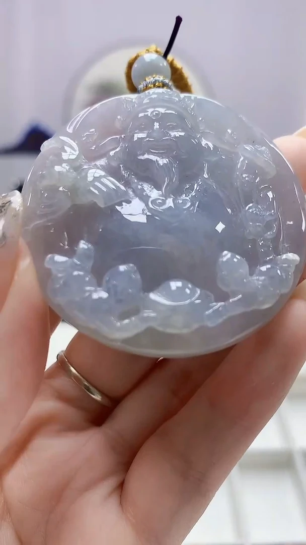 定制翡翠未镶嵌5060DD-毛货挂件163