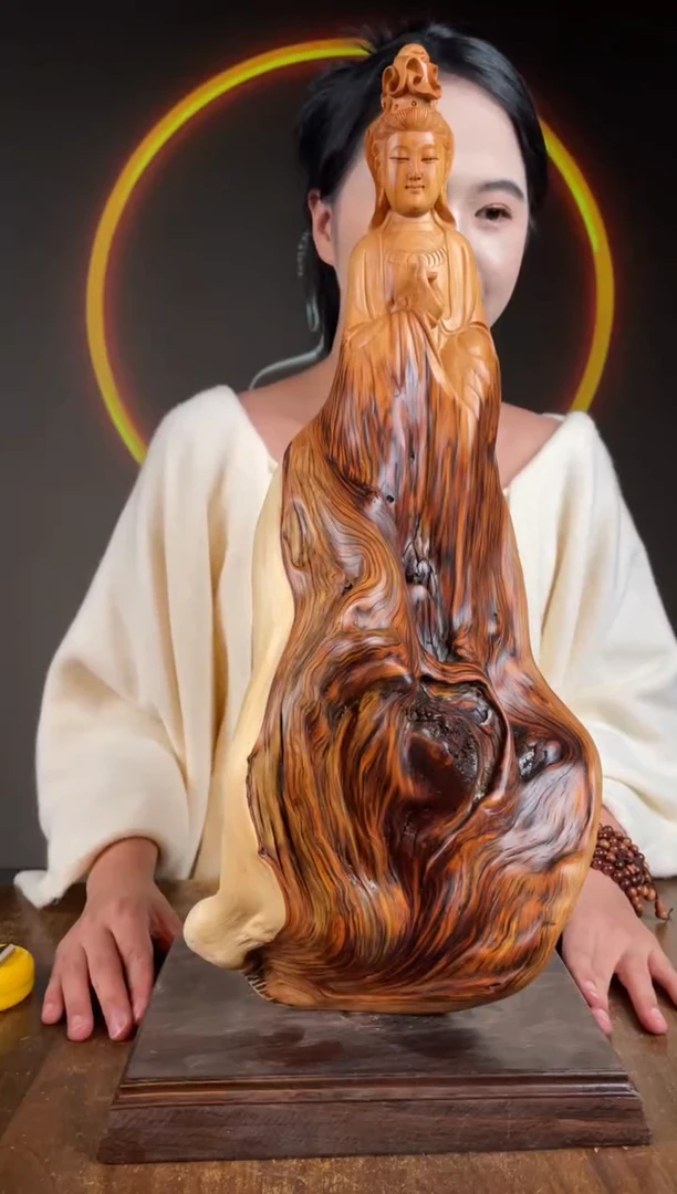 柏木（崖柏）手工摆件,先抢先得! 编号:111