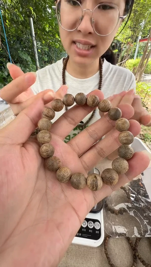 沉香手串l*1.1达拉干圆珠单圈多样性发一
