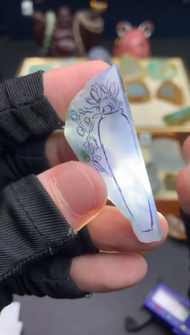 未镶嵌定制翡翠天然翡翠裸石（包工）