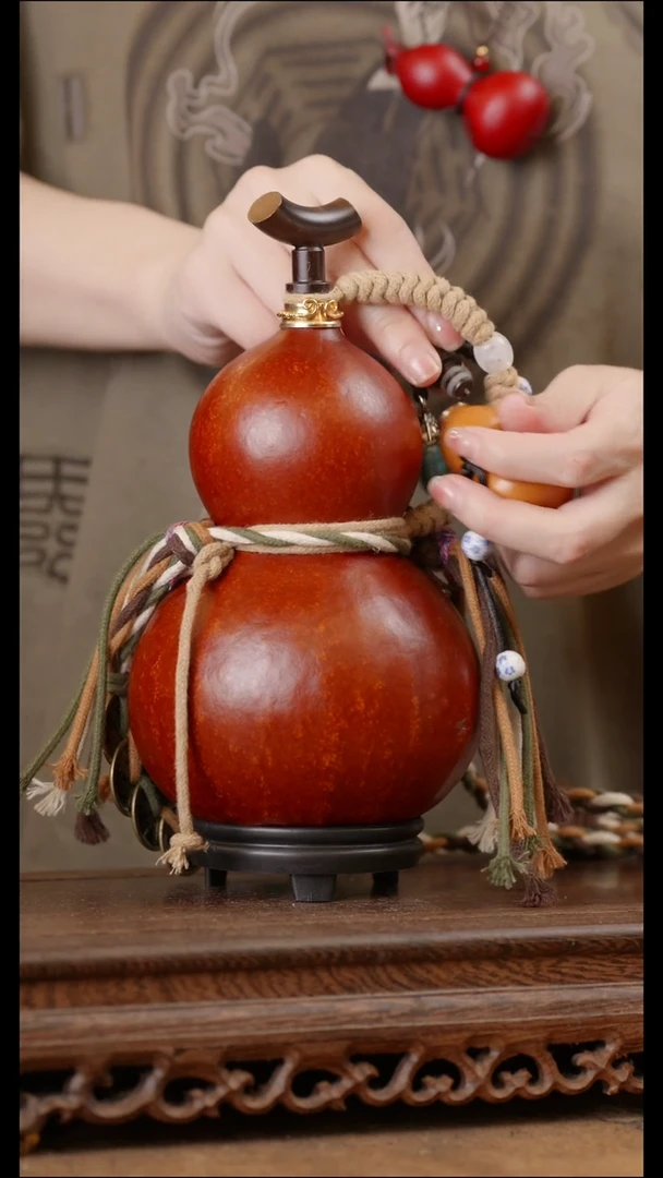 93号精品天然大漆酒葫芦一物一拍~