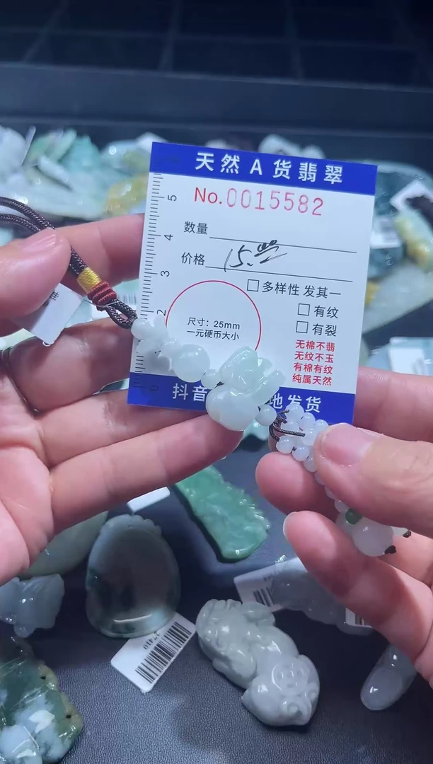 【闪购商品】翡翠颈饰未镶嵌天然翡翠15582