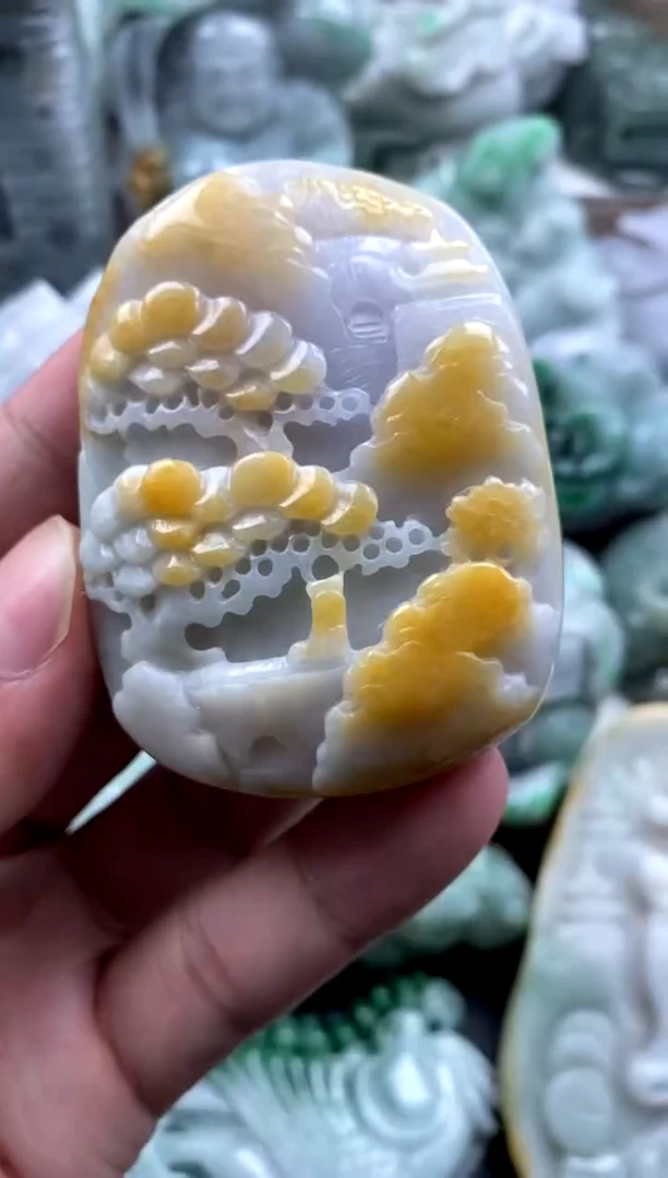 吊坠(不含链)未镶嵌翡翠1